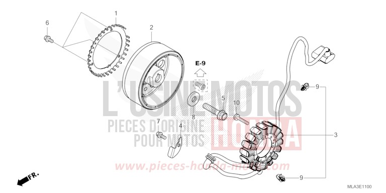 GENERATRICE von CMX 1100 "Rebel" ACHILLES BLACK METALLIC-U (NH124) von 2021